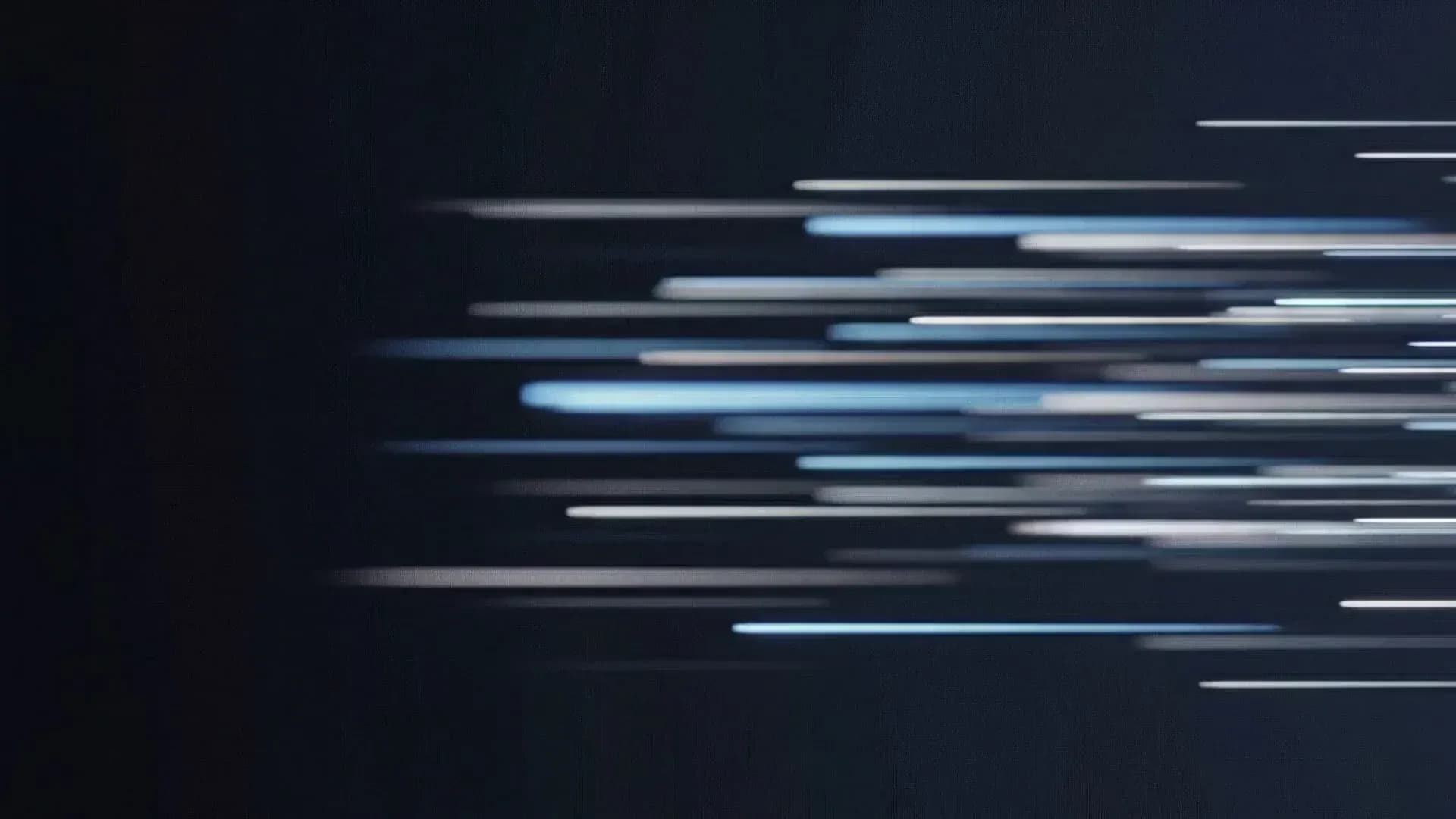 Bright lines moving from right to left